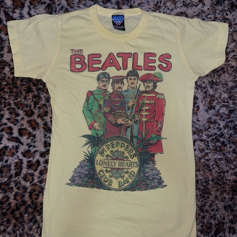 The Beatles Yellow Graphic T-Shirt